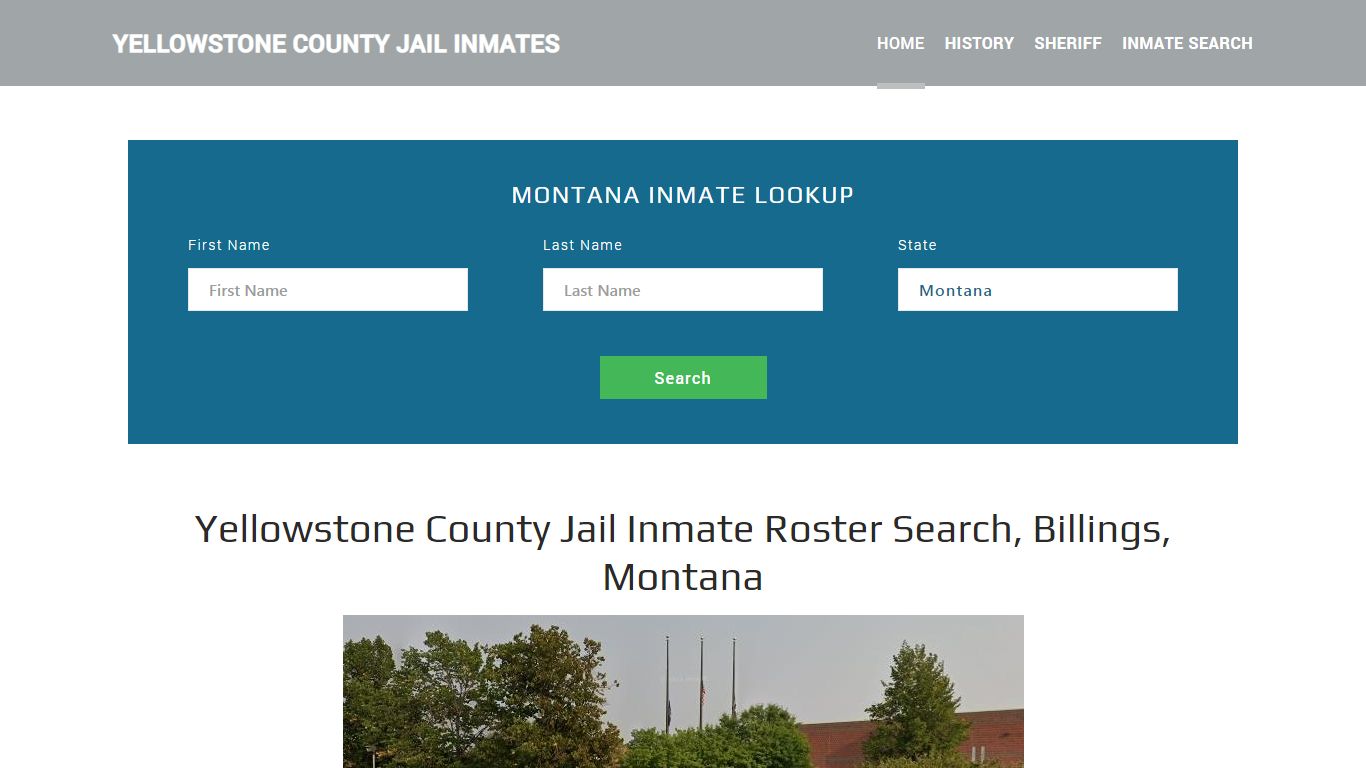 Yellowstone County Jail Inmate Roster Lookup, Billings, MT